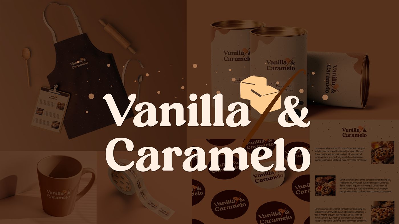 Vanilla & Caramelo, capa do projeto Maruaba Studio